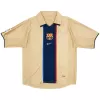 Barcelona 2001/03 Retro Jersey Away Soccer Shirt - bestsoccerstore