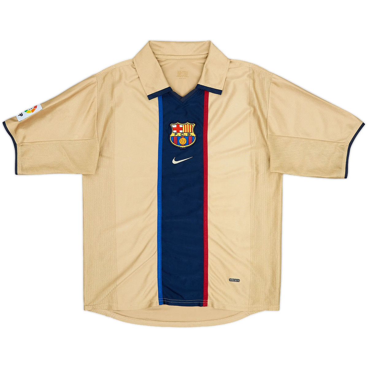 Barcelona 2001/03 Retro Jersey Away Soccer Shirt - bestsoccerstore