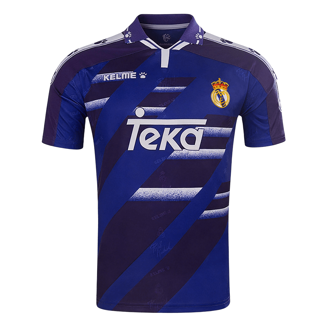 Real Madrid 1994/96 Retro Jersey Away Soccer Shirt - bestsoccerstore