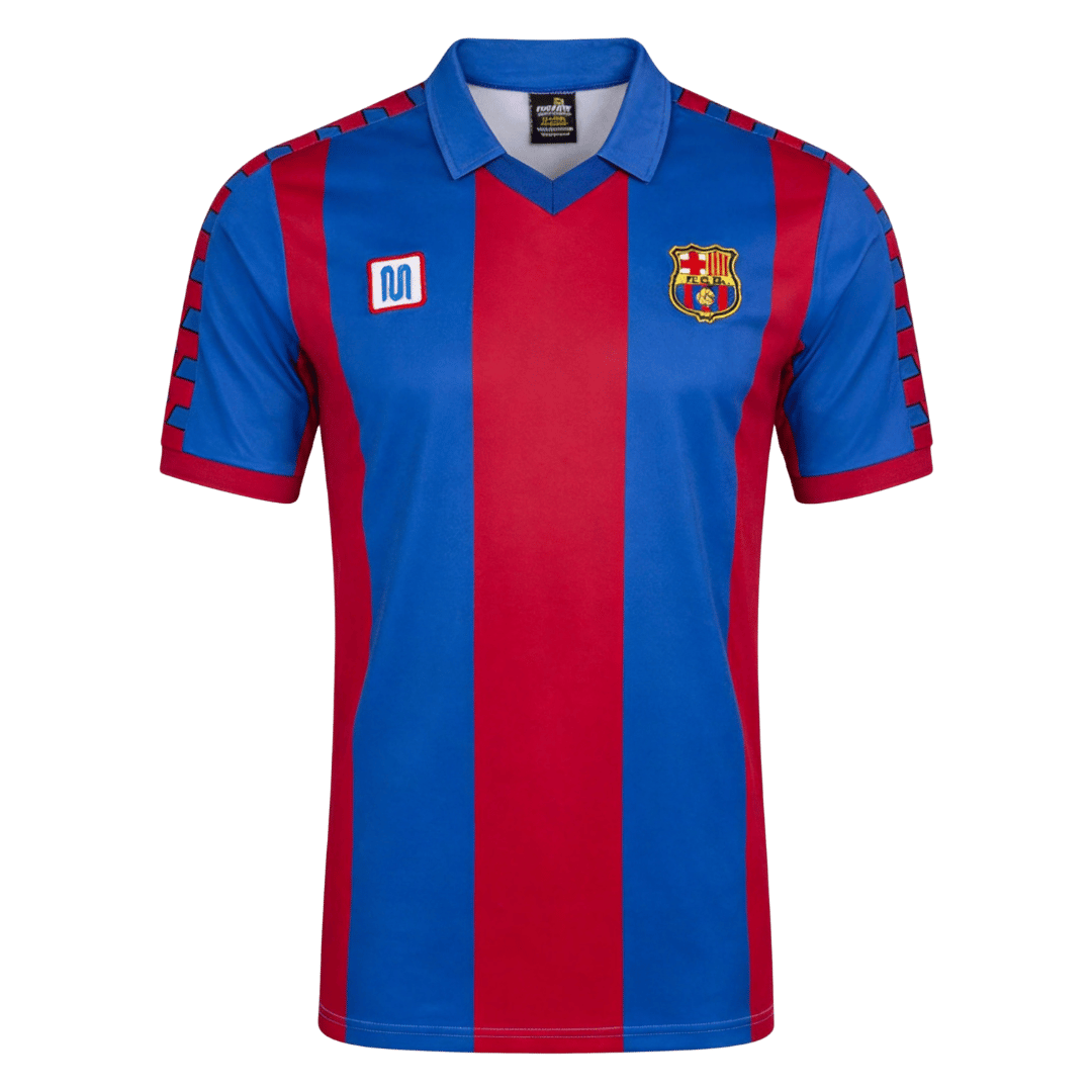 Barcelona 1980/82 Retro Jersey Home Soccer Shirt - bestsoccerstore
