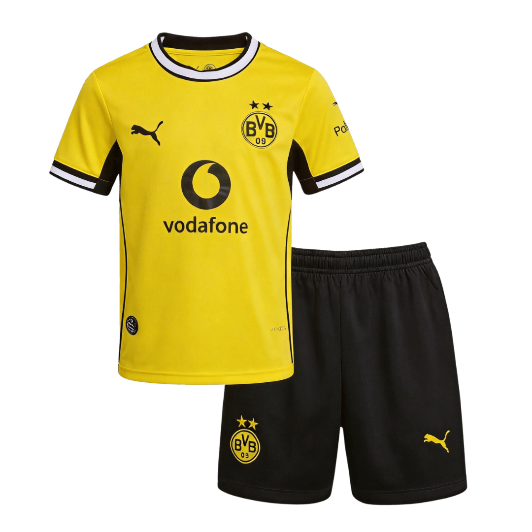 Kids Borussia Dortmund Home Soccer Kits 2026/27 - bestsoccerstore