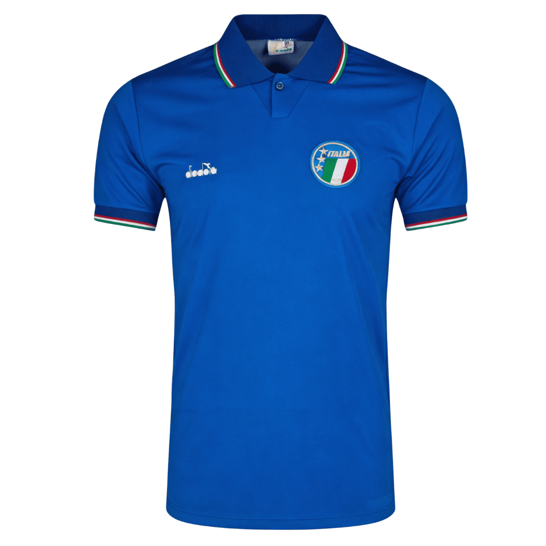 Italy 1990 Retro Jersey Home Soccer Shirt - bestsoccerstore