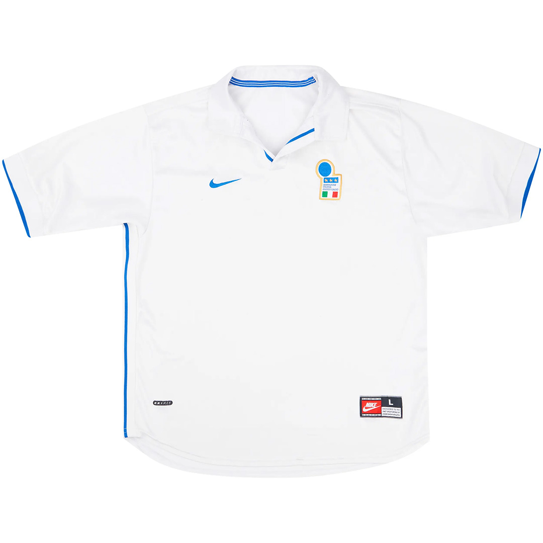 Italy 1998 Retro Jersey Away Soccer Shirt - bestsoccerstore