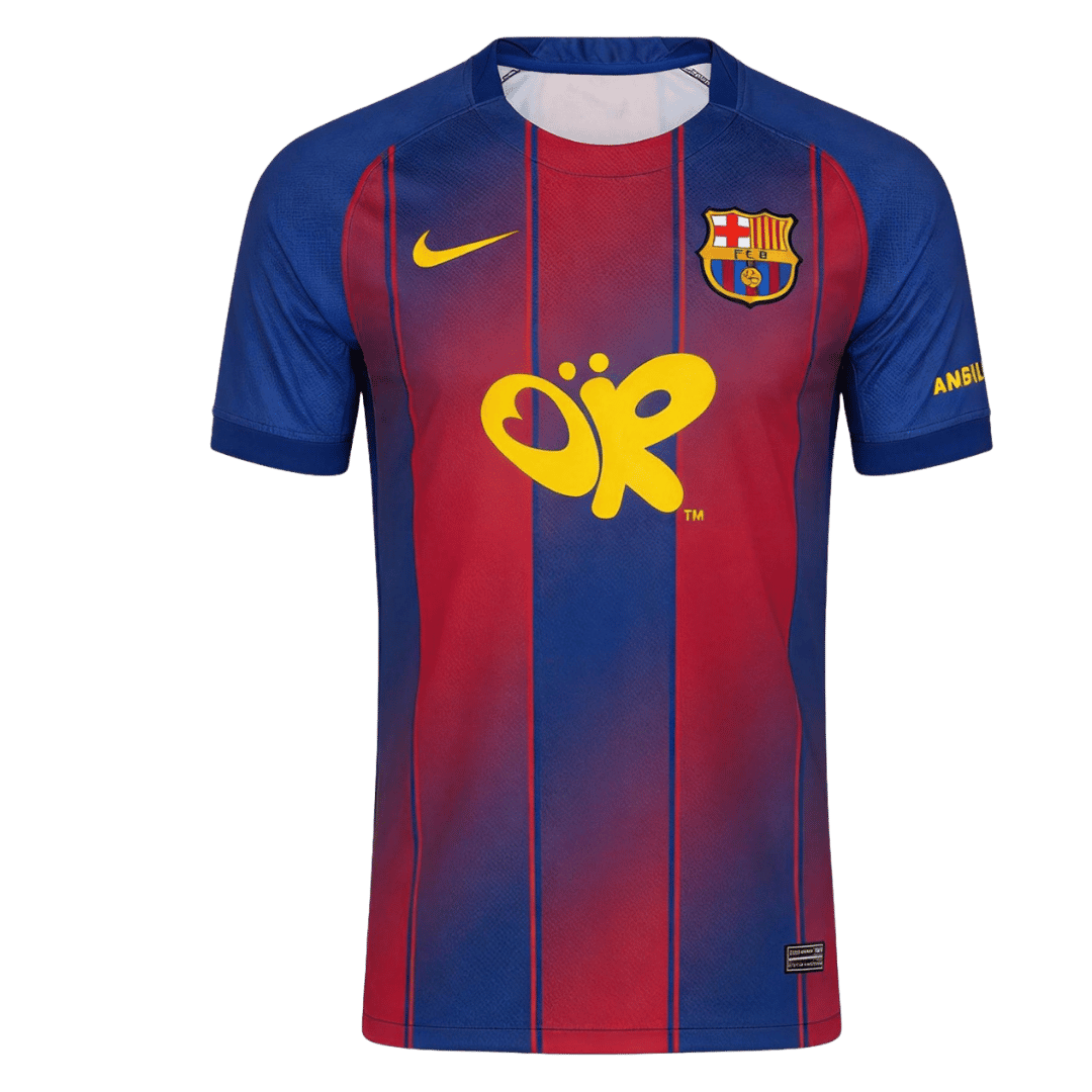 Barcelona x Olivia Rodrigo Soccer Jersey Home Custom Shirt 2025/26 - bestsoccerstore