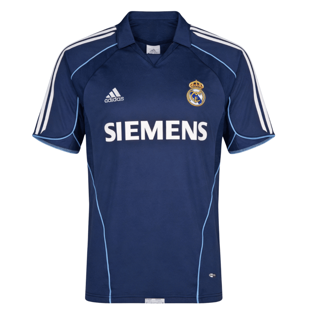 Real Madrid 2005/06 Retro Jersey Away Soccer Shirt - bestsoccerstore