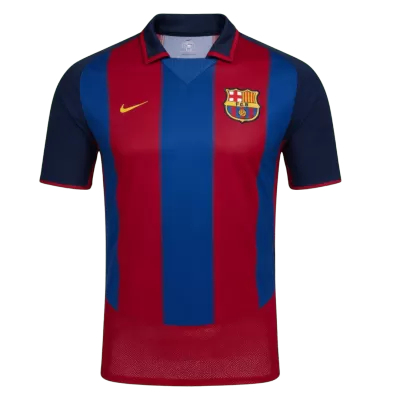 Barcelona 2003/04 Retro Jersey Home Soccer Shirt - bestsoccerstore