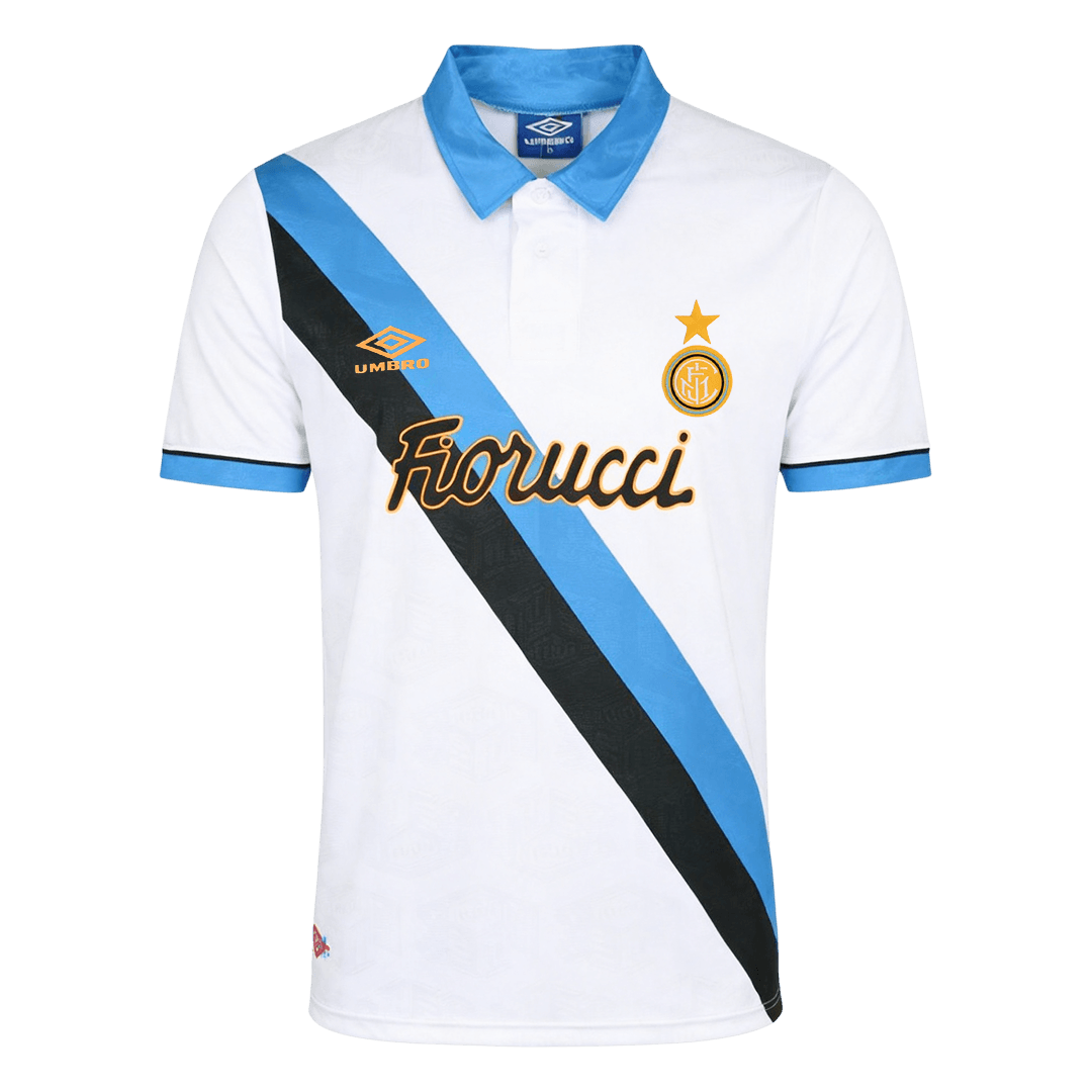 Inter Milan 1994/95 Retro Jersey Away Soccer Shirt - bestsoccerstore