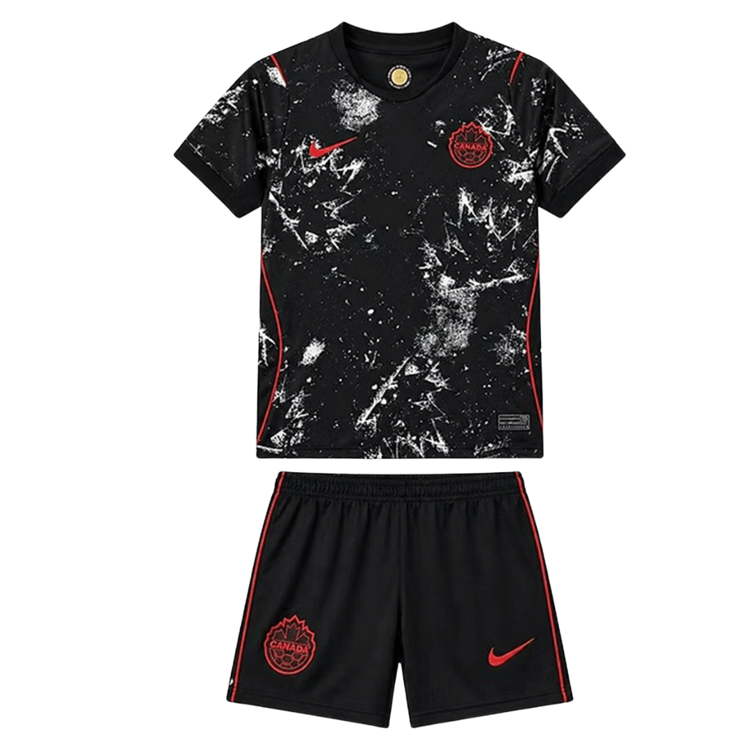 Kids Canada Away Custom Soccer Kits World Cup 2026 - bestsoccerstore