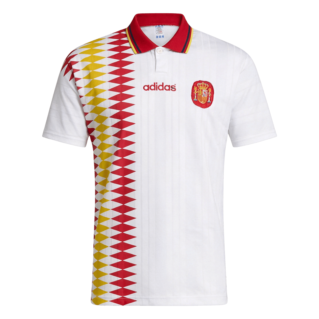 Spain 1994 Retro Jersey Away Soccer Shirt - bestsoccerstore