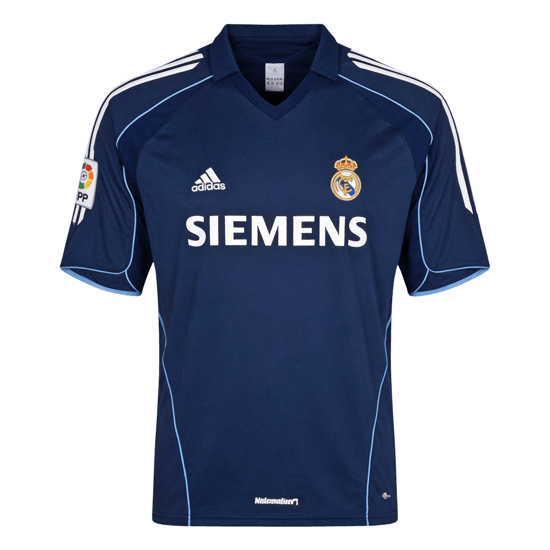 Real Madrid 2005/06 Retro Jersey Away Soccer Shirt - bestsoccerstore