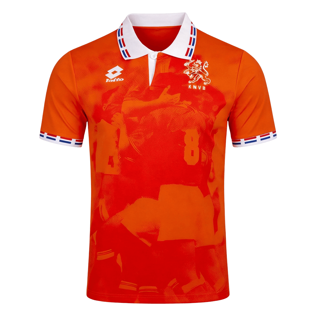 Netherlands 1996 Retro Jersey Home Soccer Shirt - bestsoccerstore