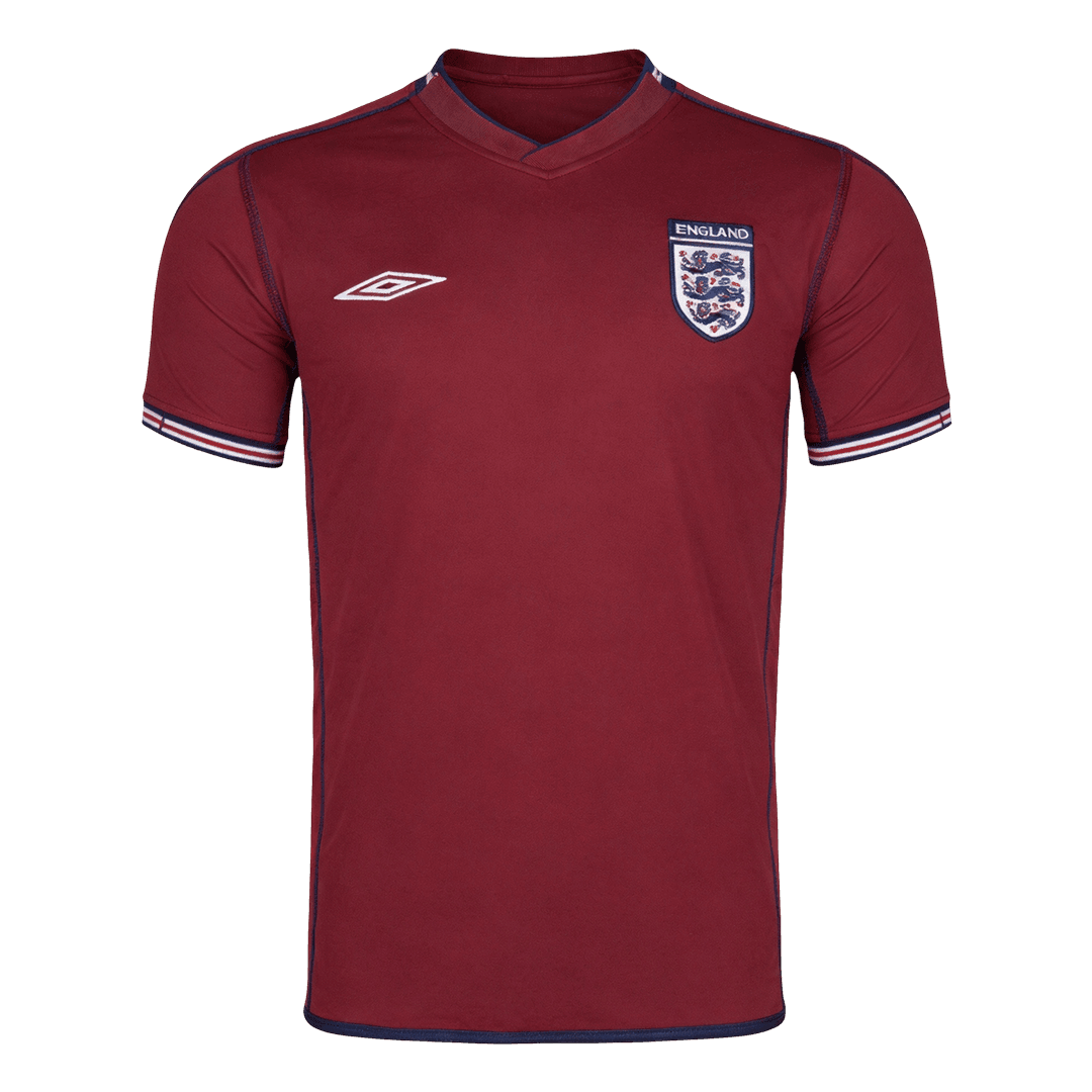 England 2002 Retro Jersey Away Soccer Shirt - bestsoccerstore