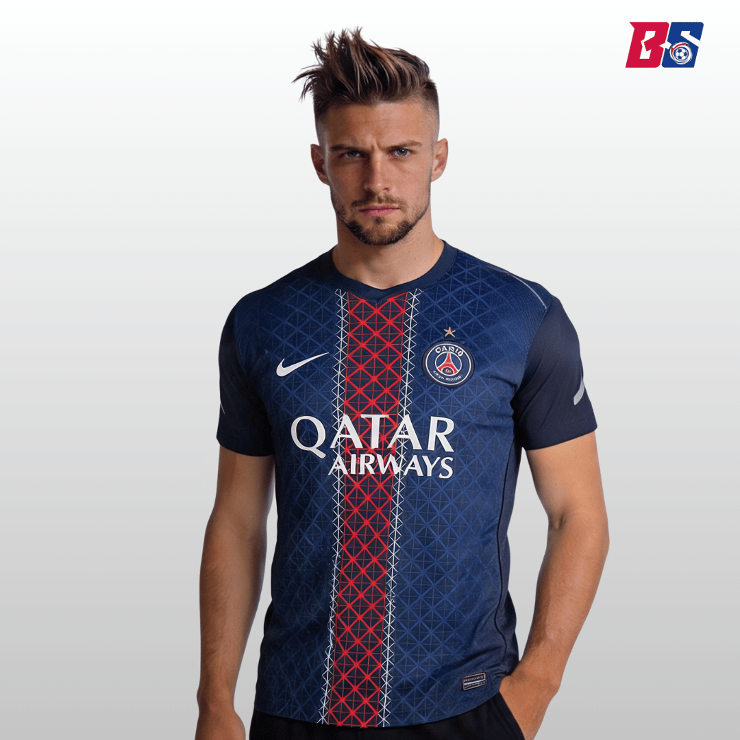 PSG Soccer Jersey Home 2025/26 Custom Shirt - bestsoccerstore