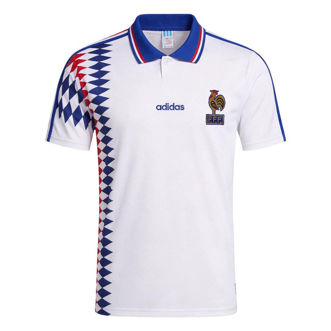 France 1994 Retro Jersey Away Soccer Shirt - bestsoccerstore