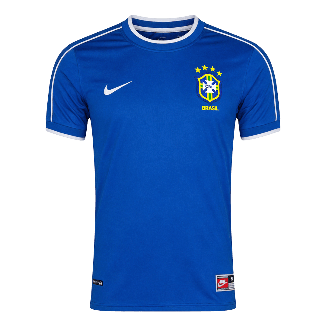 Brazil 1998 Retro Jersey Away Soccer Shirt - bestsoccerstore