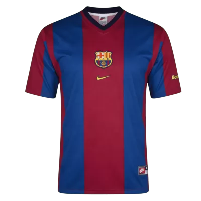 Barcelona 1998/99 Retro Jersey Home Soccer Shirt - bestsoccerstore