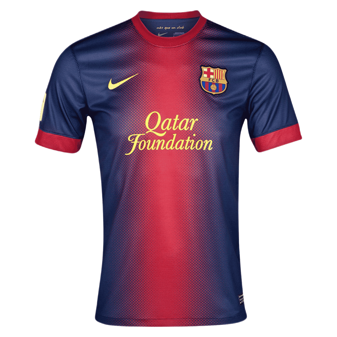 Barcelona 2012/13 Retro Jersey Home Soccer Shirt - bestsoccerstore