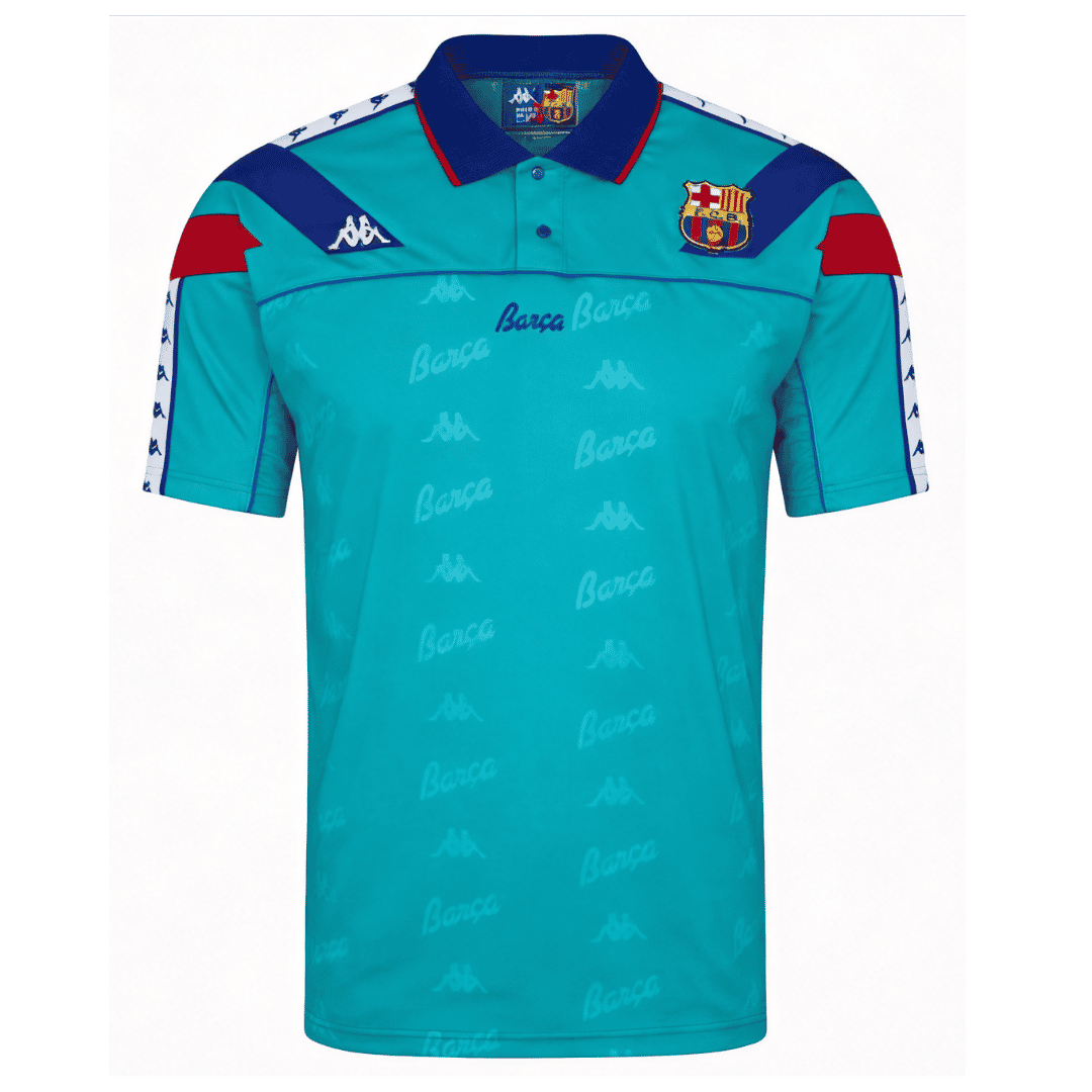 Barcelona 1992/95 Retro Jersey Away Soccer Shirt - bestsoccerstore