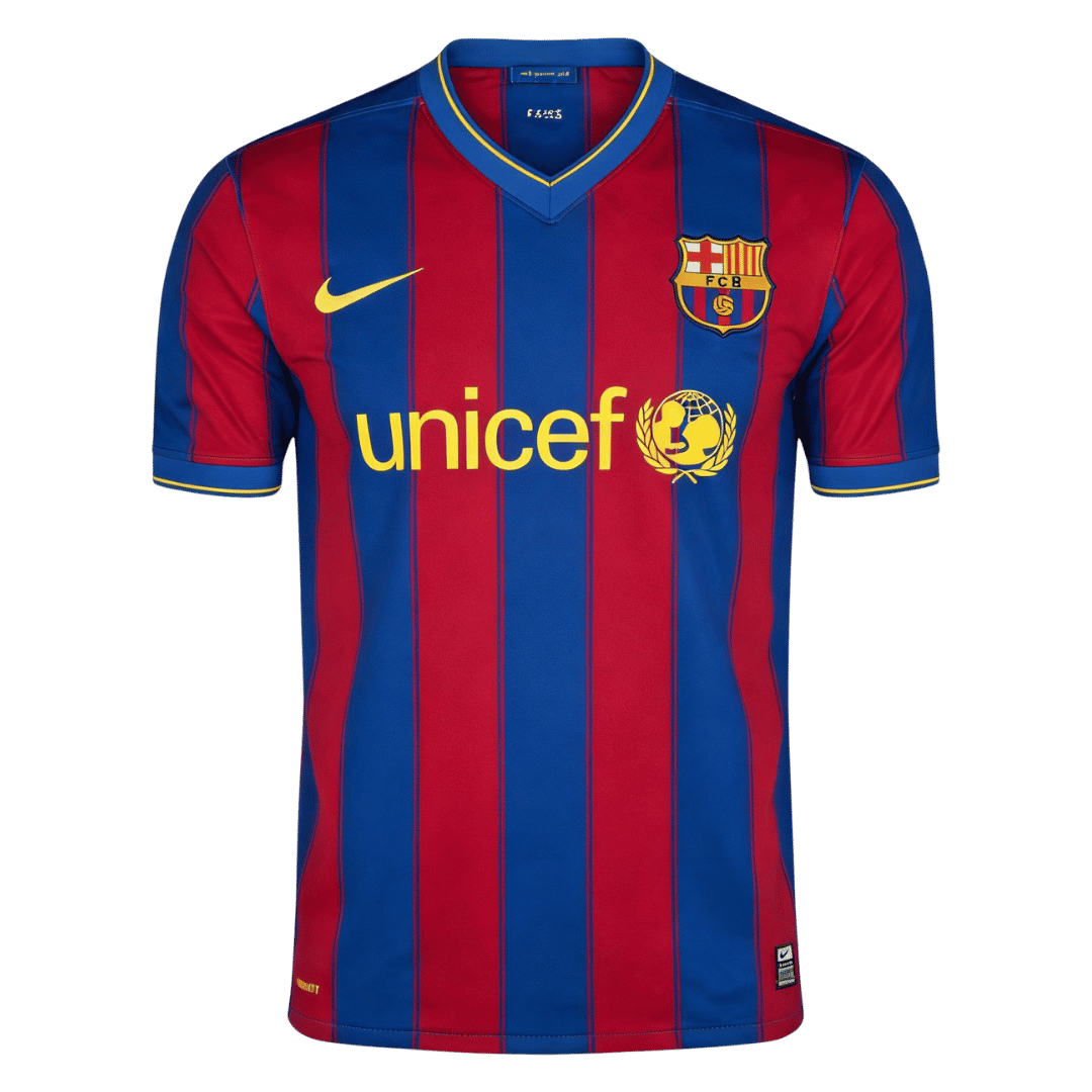 Barcelona 2009/10 Retro Jersey Home Soccer Shirt - bestsoccerstore
