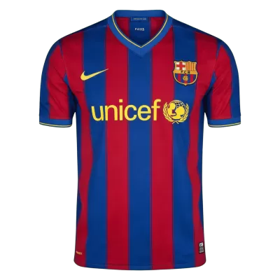 Barcelona 2009/10 Retro Jersey Home Soccer Shirt - bestsoccerstore