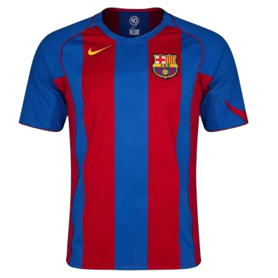 Barcelona 2004/05 Retro Jersey Home Soccer Shirt - bestsoccerstore