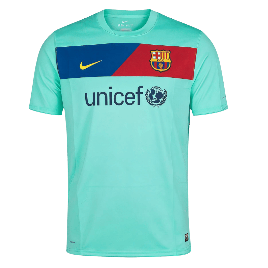 Barcelona 2010/11 Retro Jersey Away Soccer Shirt - bestsoccerstore