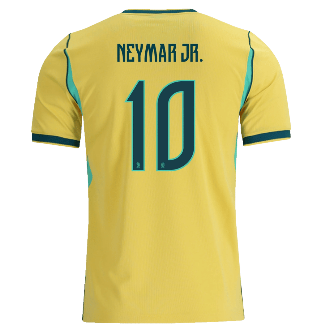 Brazil NEYMAR JR. #10 Soccer Jersey Home Custom Shirt World Cup 2026 - bestsoccerstore