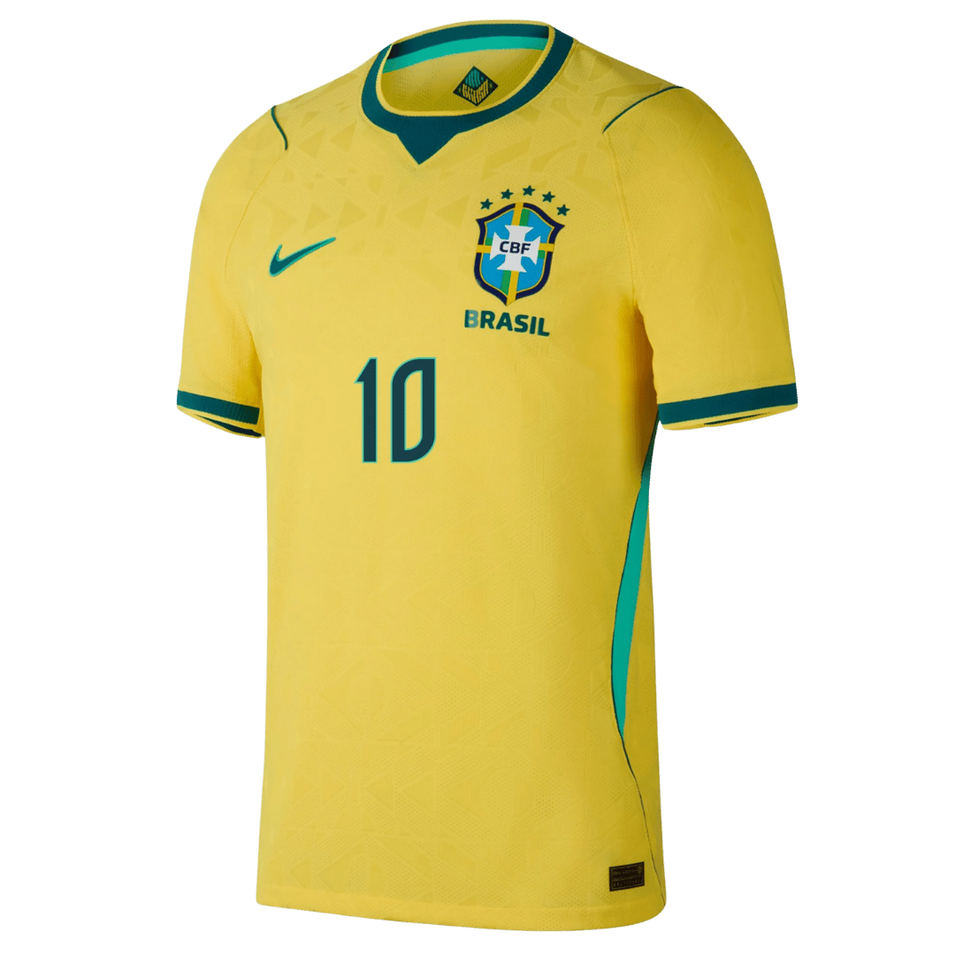 Brazil NEYMAR JR. #10 Custom Player Version Home Soccer Jersey World Cup 2026 - bestsoccerstore