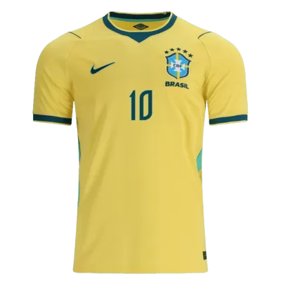 Brazil NEYMAR JR. #10 Soccer Jersey Home Custom Shirt World Cup 2026 - bestsoccerstore