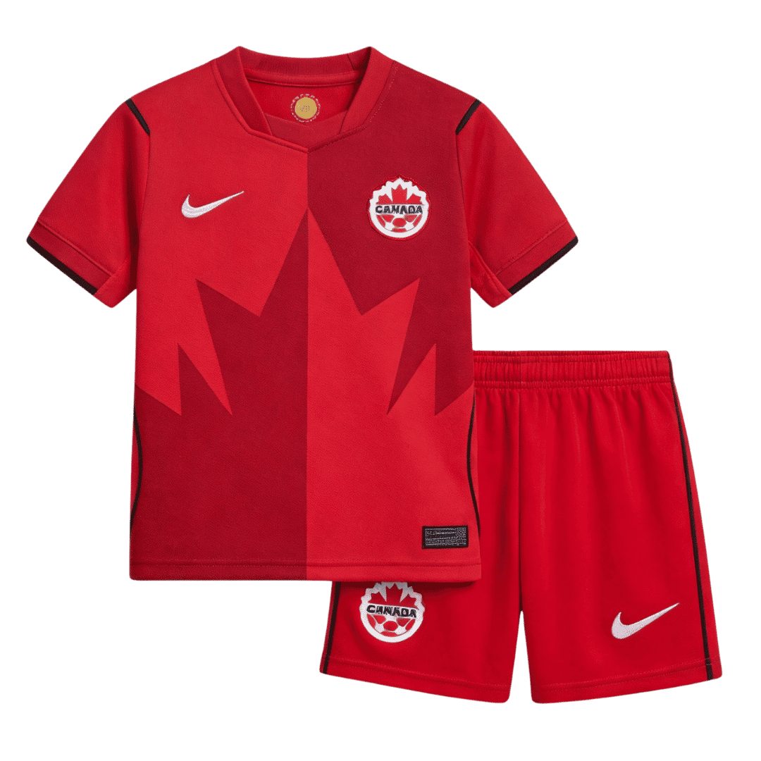 Kids Canada Home Custom Soccer Kits World Cup 2026 - bestsoccerstore