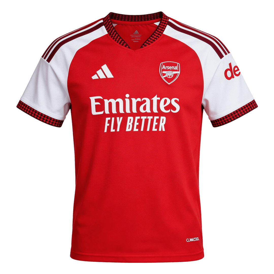 Arsenal CHAMPIONS #26 Soccer Jersey Home Custom Shirt 2026/27 - bestsoccerstore