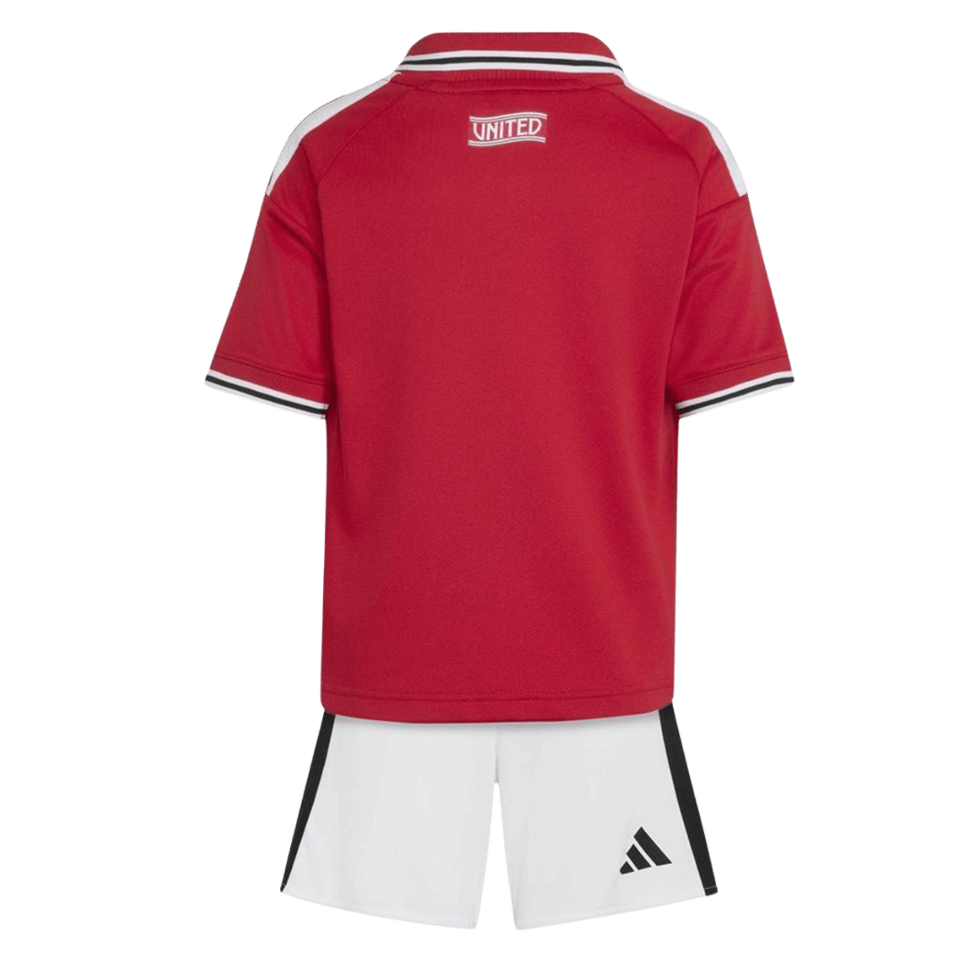 Kids Manchester United Home Custom Soccer Kits 2026/27 - bestsoccerstore