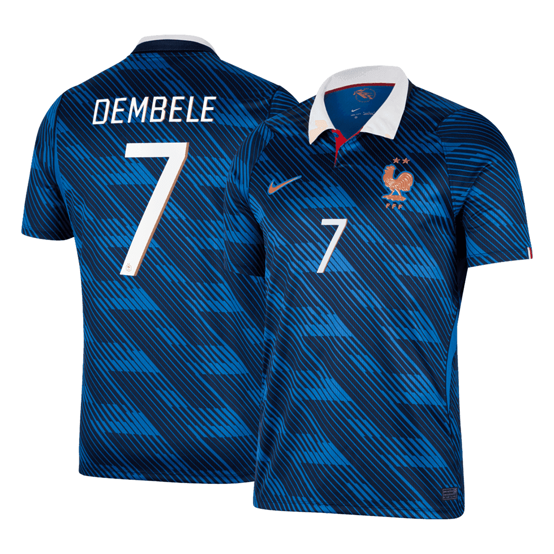 France DEMBELE #7 Soccer Jersey Home Custom Shirt World Cup 2026 - bestsoccerstore