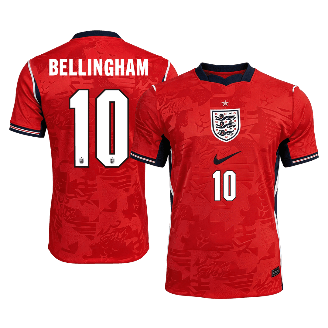 England BELLINGHAM #10 Custom Player Version Away Soccer Jersey World Cup 2026 - bestsoccerstore