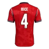 England RICE #4 Soccer Jersey Away Custom Shirt World Cup 2026 - bestsoccerstore