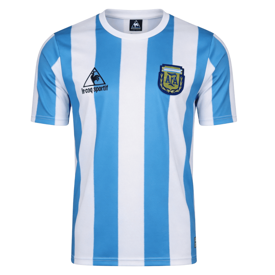 Argentina 1986 Retro Jersey Home Soccer Shirt - bestsoccerstore