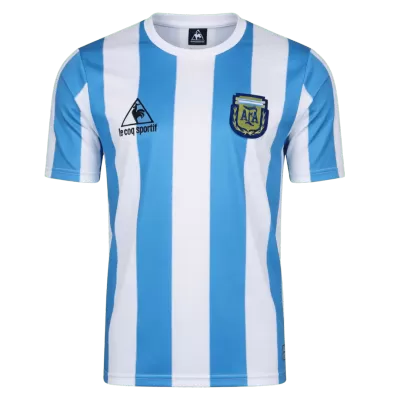 Argentina 1986 Retro Jersey Home Soccer Shirt - bestsoccerstore