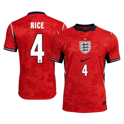 England RICE #4 Custom Player Version Away Soccer Jersey World Cup 2026 - bestsoccerstore