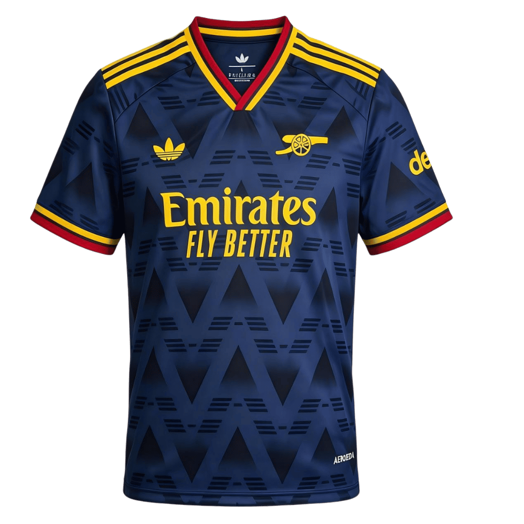 Arsenal Custom Player Version Away Soccer Jersey 2026/27 - bestsoccerstore