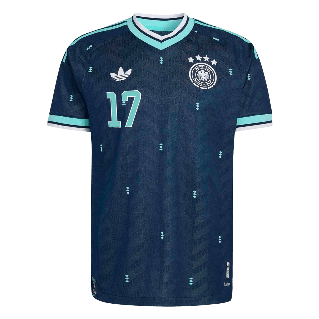 Germany WIRTZ #17 Custom Player Version Away Soccer Jersey World Cup 2026 - bestsoccerstore