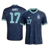 Germany WIRTZ #17 Soccer Jersey Away Custom Shirt World Cup 2026 - bestsoccerstore