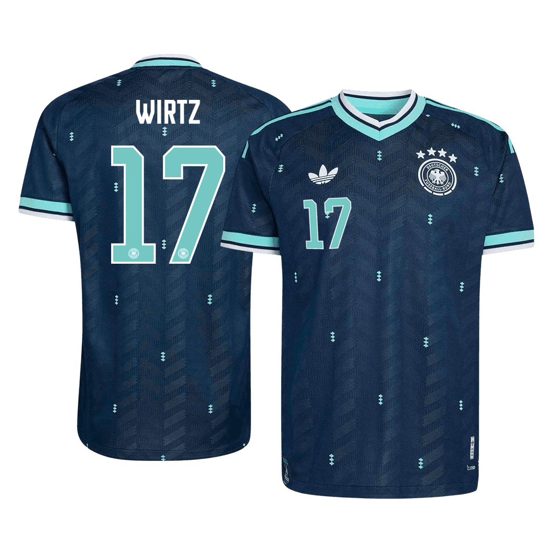 Germany WIRTZ #17 Custom Player Version Away Soccer Jersey World Cup 2026 - bestsoccerstore