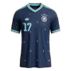 Germany WIRTZ #17 Soccer Jersey Away Custom Shirt World Cup 2026 - bestsoccerstore