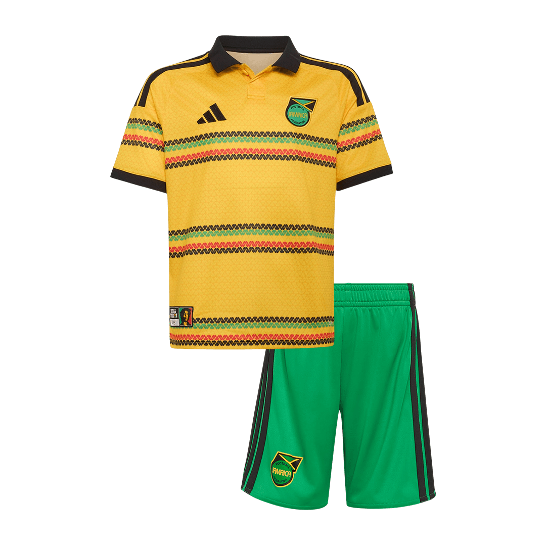 Kids Jamaica Home Custom Soccer Kits World Cup 2026 - bestsoccerstore