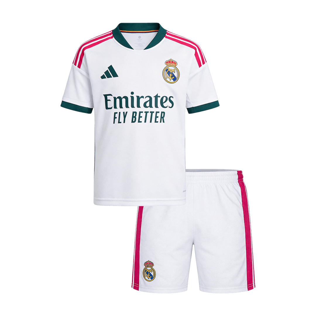 Kids Real Madrid Home Soccer Kits 2026/27 - bestsoccerstore