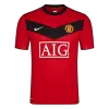 Manchester United 2009/10 Retro Jersey Home Soccer Shirt - bestsoccerstore