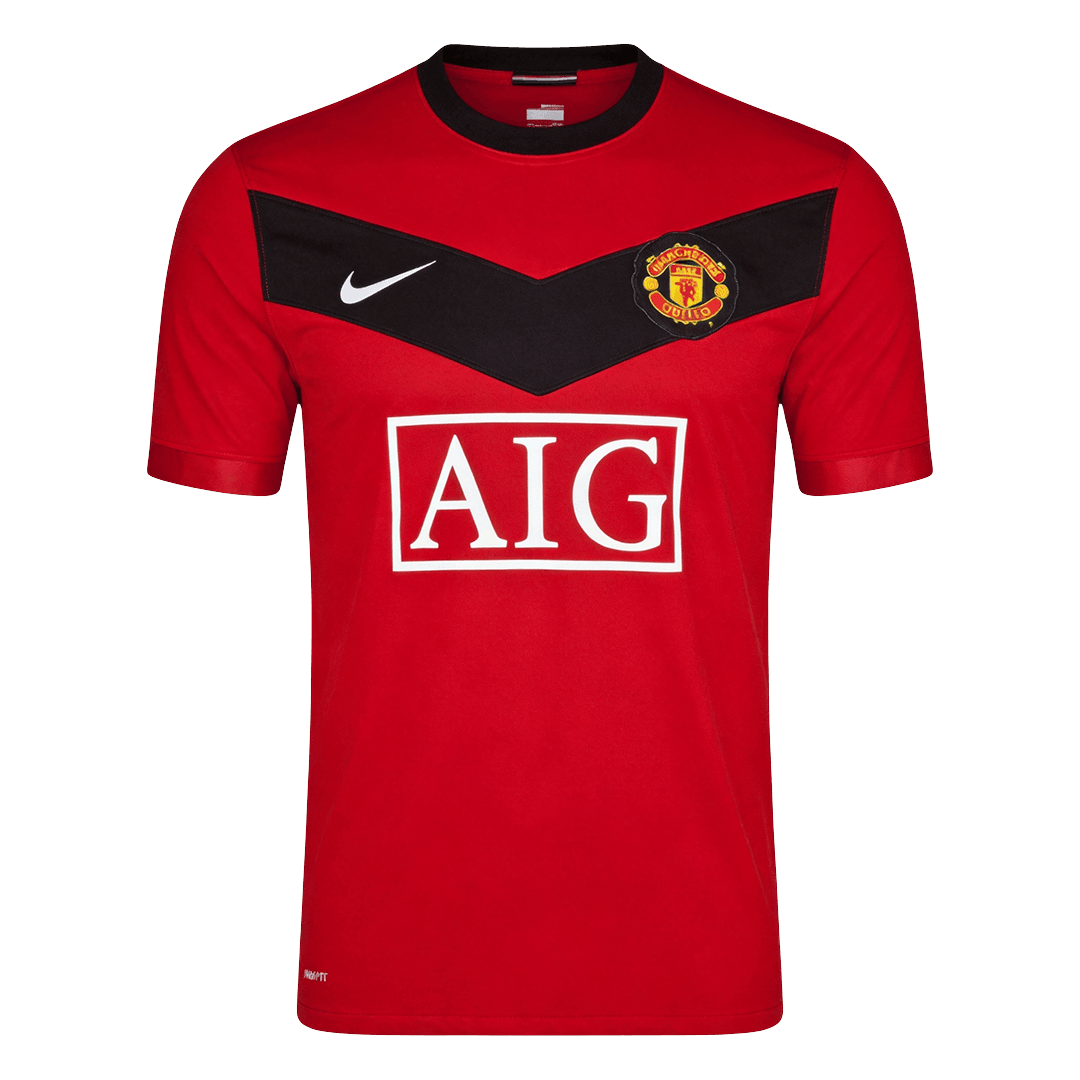 Manchester United 2009/10 Retro Jersey Home Soccer Shirt - bestsoccerstore