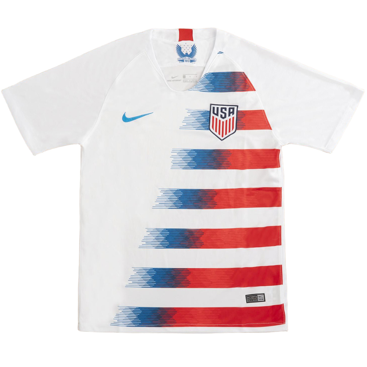 USA 2018 Retro Jersey Home Soccer Shirt - bestsoccerstore