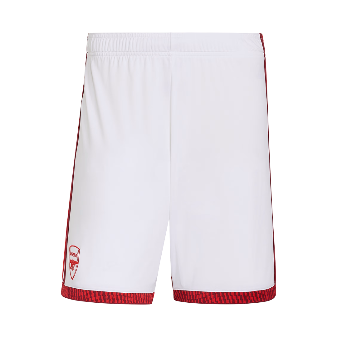 Arsenal Soccer Shorts Custom Home 2026/27 - bestsoccerstore