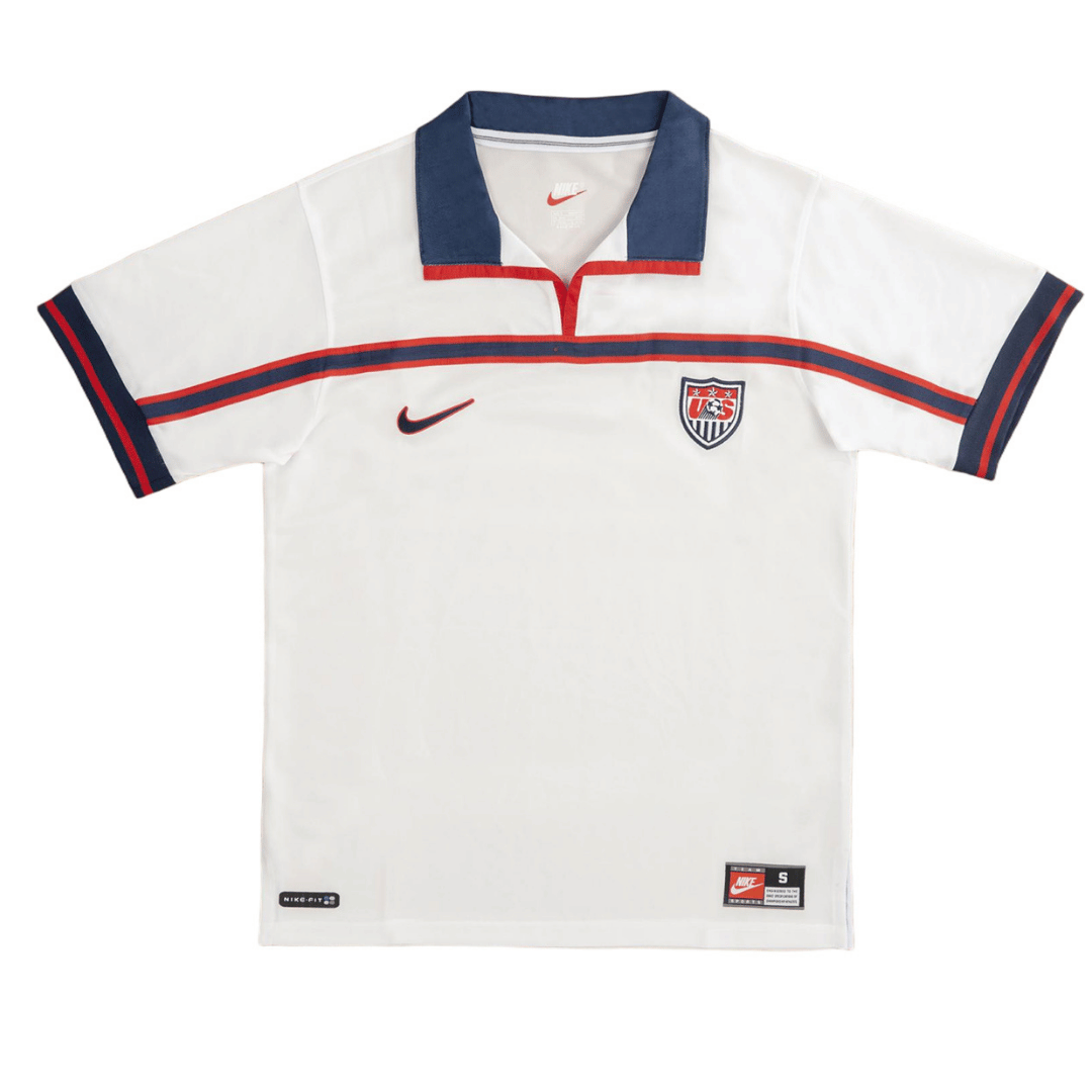 USA 1998 Retro Jersey Home Soccer Shirt - bestsoccerstore